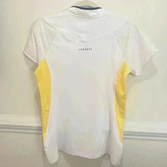 LACOSTE Sport Short Sleeve Shirt Top Preppy Women's 10 - Picture 7 of 11